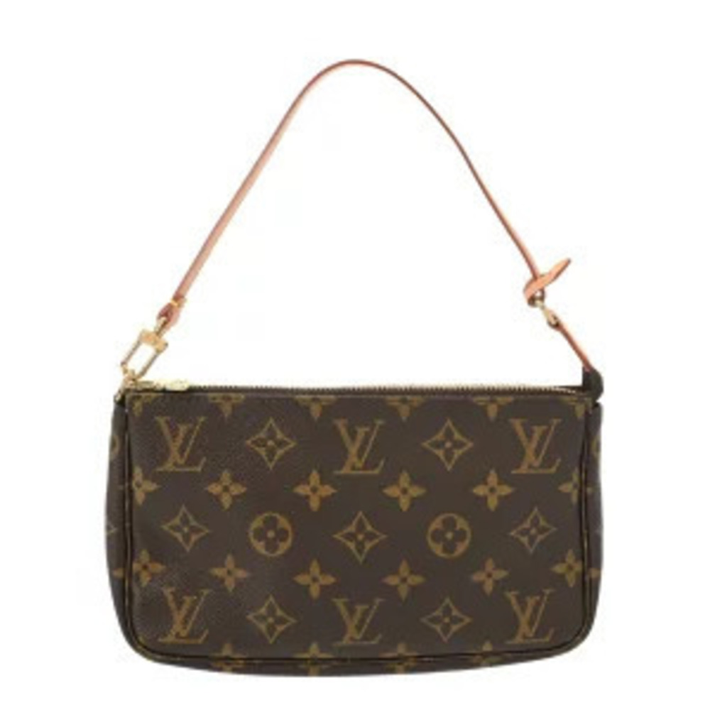 Louis Vuitton Monogram Pochette Accessoires Brown Canvas Pouch